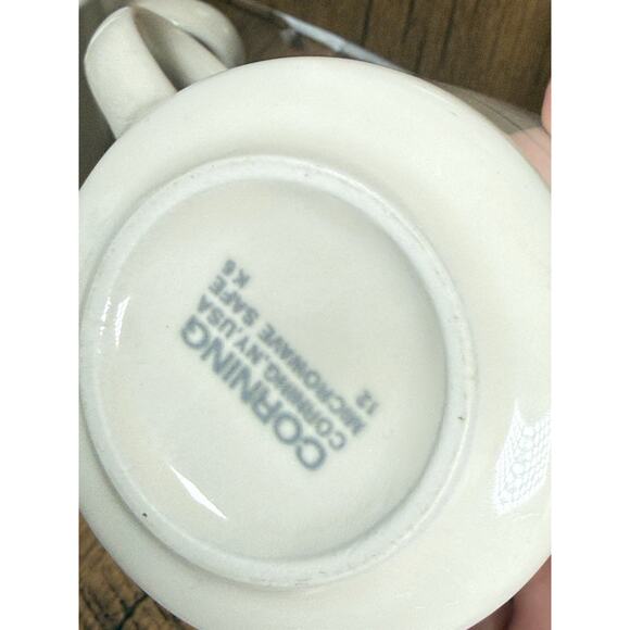 Set of 2 Vintage 1992 Corelle Corning Spring Pond Coffee Mugs Tea Cups - Picture 4 of 4